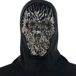 Spirit Halloween Metallic Ghoul Full Mask