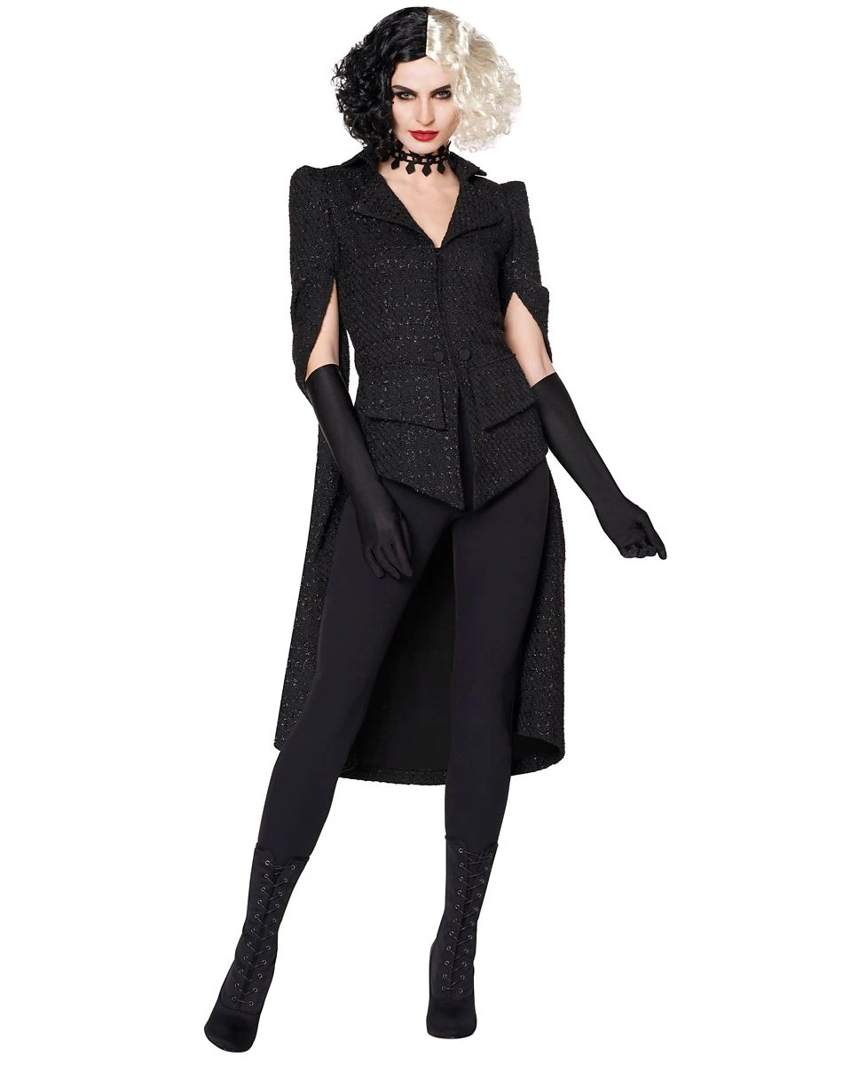 Spirit Halloween Adult Cruella De Vil Costume - Disney Cruella 3 Spirit Halloween Adult Cruella De Vil Costume - Disney Cruella
