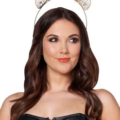 Spirit Halloween Goldtone Halo Headband