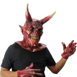 Spirit Halloween Devil Mask with Hands 8 Spirit Halloween Devil Mask with Hands -HALLOWEEN COSTUMES Sales Store 01550474 c