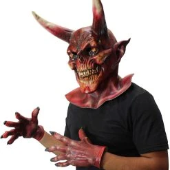 Spirit Halloween Devil Mask with Hands 9 Spirit Halloween Devil Mask with Hands -HALLOWEEN COSTUMES Sales Store 01550474 d
