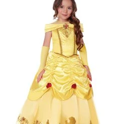 Spirit Halloween Toddler Long Belle Costume - Beauty and the Beast