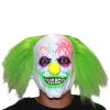 Spirit Halloween Neon Green Hair Clown Full Mask -HALLOWEEN COSTUMES Sales Store 01551944 a