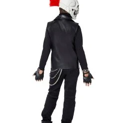 Spirit Halloween Kids Dark Rebel Punk Skeleton Costume -HALLOWEEN COSTUMES Sales Store 01552132 b