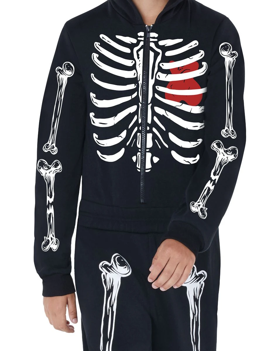 Spirit Halloween Kids Skeleton Marshmello Costume 4 Spirit Halloween Kids Skeleton Marshmello Costume - Image 2