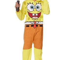 Spirit Halloween Kids SpongeBob SquarePants Hooded Jumpsuit