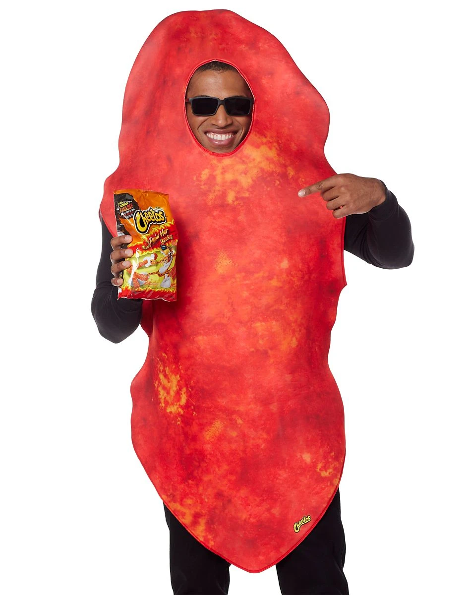 Spirit Halloween Adult Flamin' Hot Cheetos Costume 4 Spirit Halloween Adult Flamin' Hot Cheetos Costume - Image 2