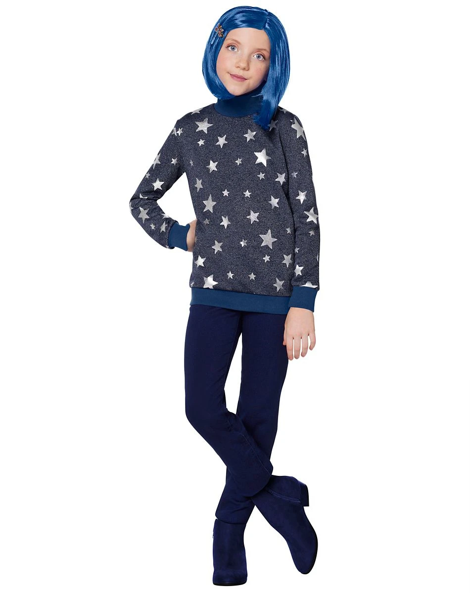Spirit Halloween Kids Coraline Sweater Costume 6 Spirit Halloween Kids Coraline Sweater Costume - Image 4