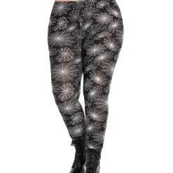 Spirit Halloween Spider Web Plus Size Leggings