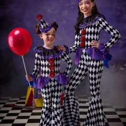 Spirit Halloween Toddler Funhouse Clown Costume -HALLOWEEN COSTUMES Sales Store 01559897 c