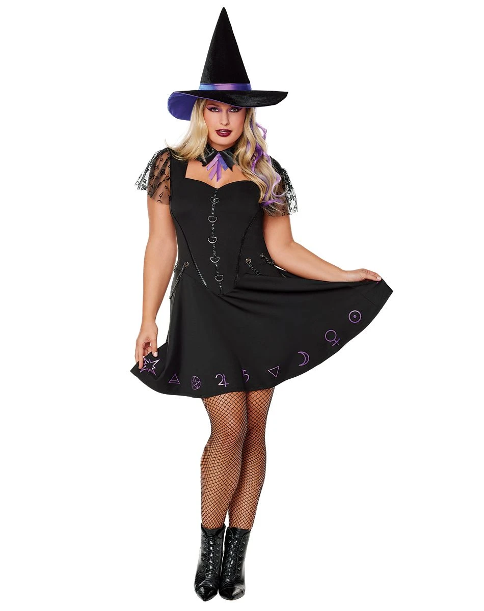 Spirit Halloween Adult Black Magic Witch Costume 3 Spirit Halloween Adult Black Magic Witch Costume