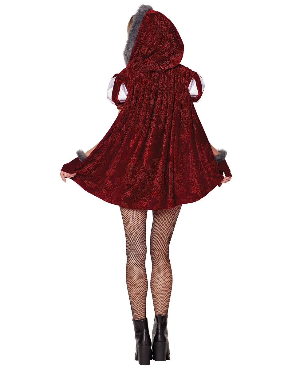 Spirit Halloween Adult Runaway Red Riding Hood Romper Costume 4 Spirit Halloween Adult Runaway Red Riding Hood Romper Costume - Image 2