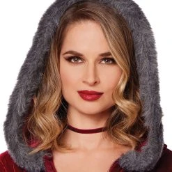 Spirit Halloween Adult Runaway Red Riding Hood Romper Costume 7 Spirit Halloween Adult Runaway Red Riding Hood Romper Costume -HALLOWEEN COSTUMES Sales Store 01561307 c