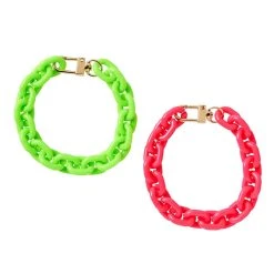 Spirit Halloween '80s Chain Bracelets - 2 Pack