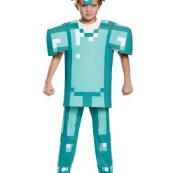 Spirit Halloween Kids Armor Deluxe Costume - Minecraft