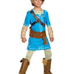 Spirit Halloween Kids Link Costume Deluxe - The Legend of Zelda: Breath of the Wild