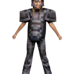 Spirit Halloween Kids Netherite Armor Costume Deluxe - Minecraft 8 Spirit Halloween Kids Netherite Armor Costume Deluxe - Minecraft -HALLOWEEN COSTUMES Sales Store 01566413 c