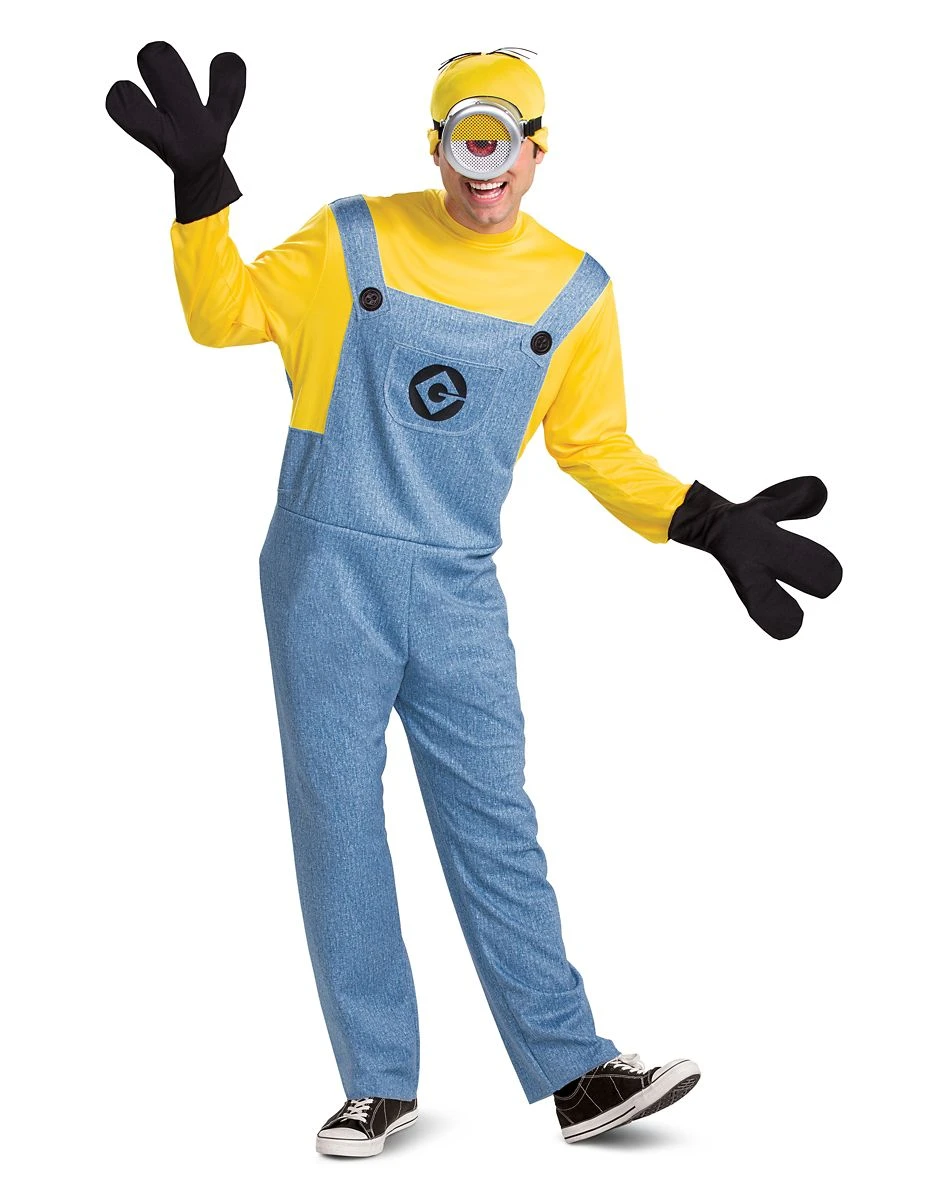 Spirit Halloween Adult Minion Costume Deluxe - Minions 3 Spirit Halloween Adult Minion Costume Deluxe - Minions