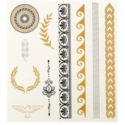 Spirit Halloween Roman Hand and Body Tattoos -HALLOWEEN COSTUMES Sales Store 01567072 c