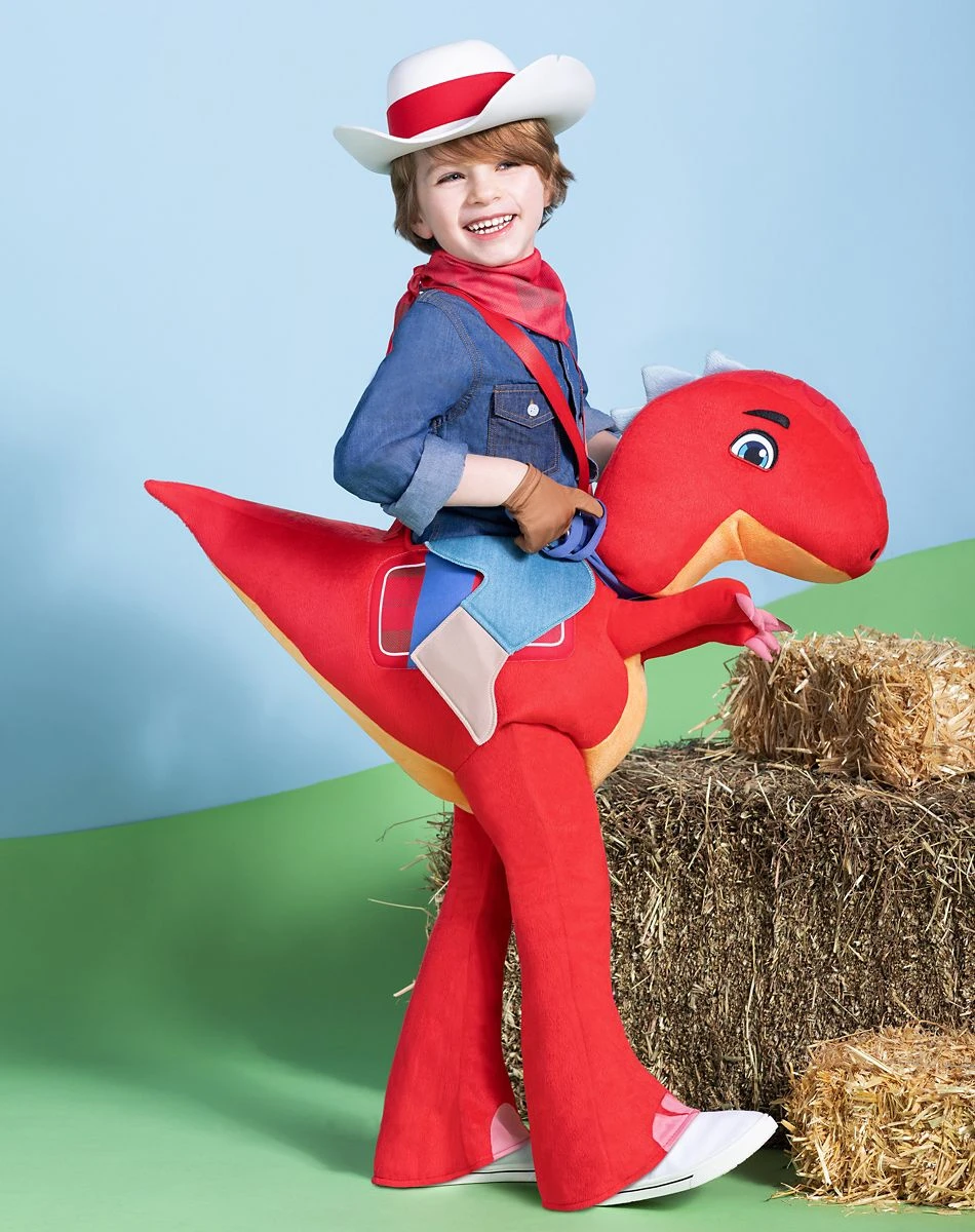 Spirit Halloween Toddler Blitz Ride-Along Costume - Dino Ranch 3 Spirit Halloween Toddler Blitz Ride-Along Costume - Dino Ranch