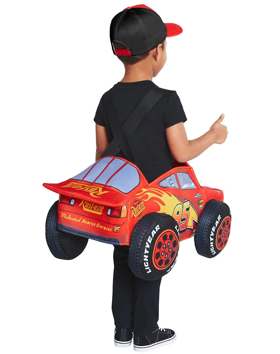 Spirit Halloween Toddler Lightning McQueen Ride-Along Costume - Cars 4 Spirit Halloween Toddler Lightning McQueen Ride-Along Costume - Cars - Image 2