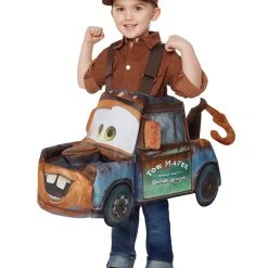 Spirit Halloween Toddler Mater Ride-Along Costume - Cars