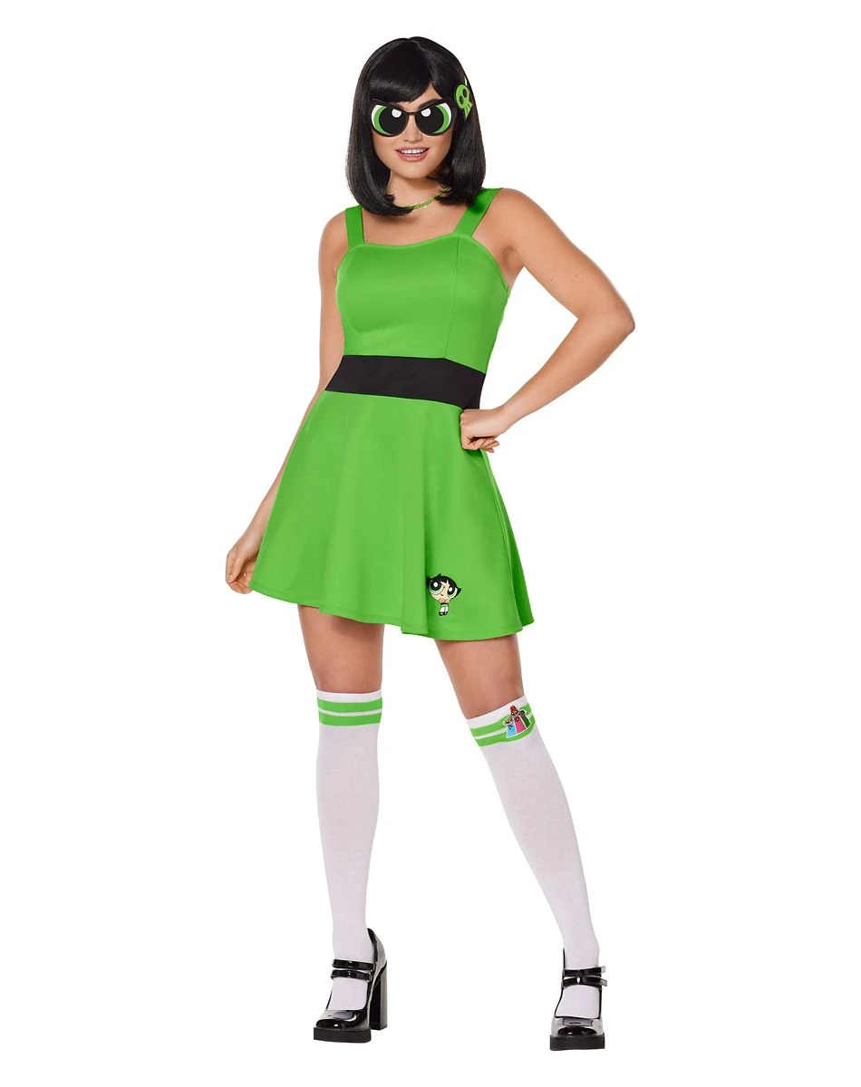 Spirit Halloween Adult Buttercup Costume - The Powerpuff Girls 3 Spirit Halloween Adult Buttercup Costume - The Powerpuff Girls