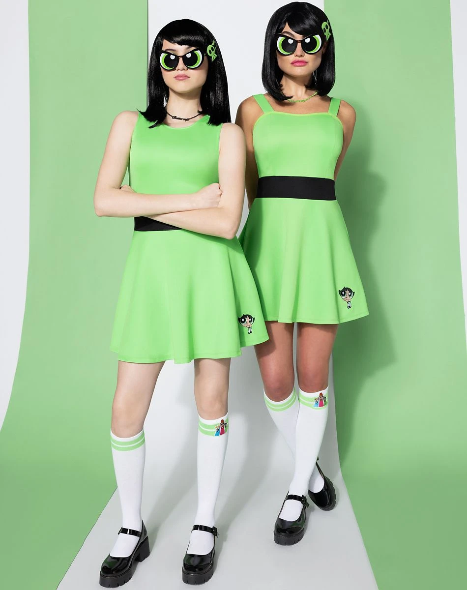 Spirit Halloween Adult Buttercup Costume - The Powerpuff Girls 5 Spirit Halloween Adult Buttercup Costume - The Powerpuff Girls - Image 3
