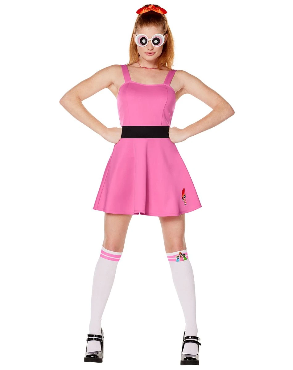 Spirit Halloween Adult Blossom Costume - The Powerpuff Girls 3 Spirit Halloween Adult Blossom Costume - The Powerpuff Girls