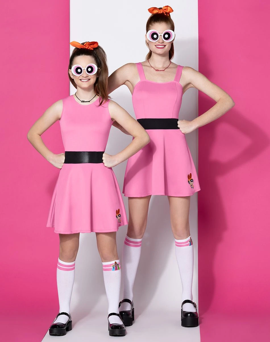Spirit Halloween Adult Blossom Costume - The Powerpuff Girls 5 Spirit Halloween Adult Blossom Costume - The Powerpuff Girls - Image 3