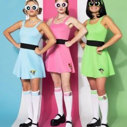 Spirit Halloween Adult Bubbles Costume - The Powerpuff Girls -HALLOWEEN COSTUMES Sales Store 01572502 c