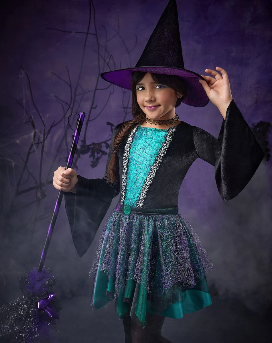 Spirit Halloween Kids Enchantress Witch Costume 5 Spirit Halloween Kids Enchantress Witch Costume - Image 3