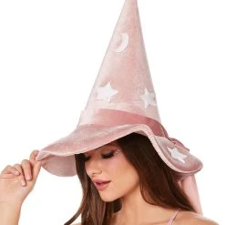Spirit Halloween Pink Celestial Witch Hat -HALLOWEEN COSTUMES Sales Store 01572957 c