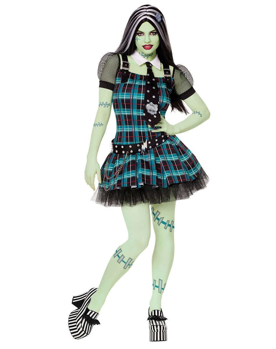 Spirit Halloween Adult Frankie Stein Costume - Monster High 4 Spirit Halloween Adult Frankie Stein Costume - Monster High - Image 2