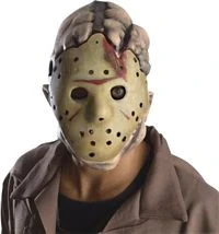 Spirit Halloween Jason Voorhees Full Mask Deluxe - Friday the 13th