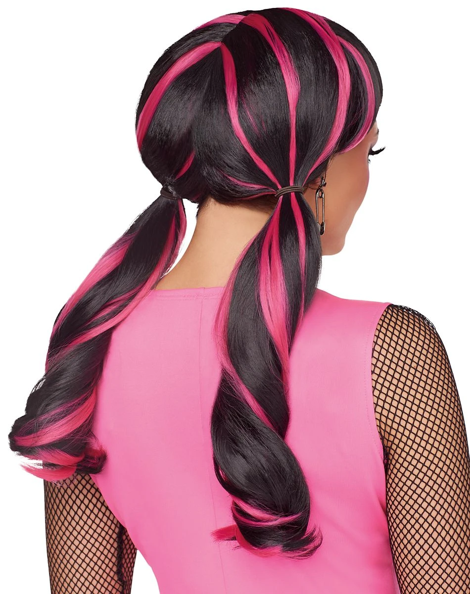 Spirit Halloween Draculaura Wig - Monster High 4 Spirit Halloween Draculaura Wig - Monster High - Image 2