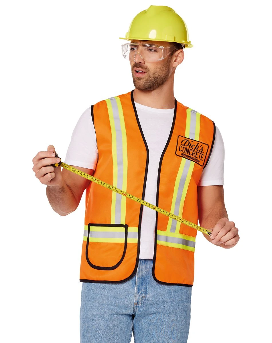 Spirit Halloween Funny Construction Worker Costume Kit 3 Spirit Halloween Funny Construction Worker Costume Kit