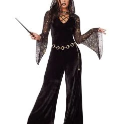 Spirit Halloween Adult Spellbinding Witch Jumpsuit Costume