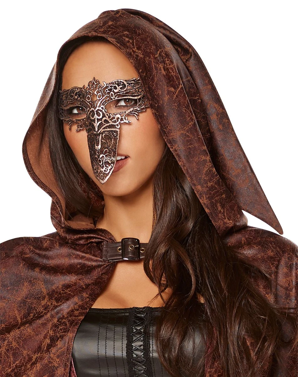 Spirit Halloween Adult Hooded Plague Doctor Costume 5 Spirit Halloween Adult Hooded Plague Doctor Costume - Image 3