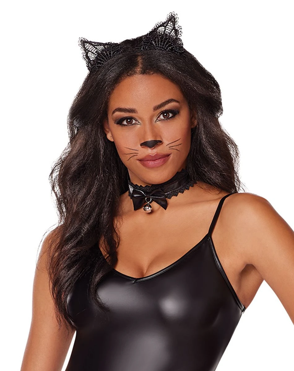 Spirit Halloween Leather and Lace Cat Costume Kit 4 Spirit Halloween Leather and Lace Cat Costume Kit - Image 2