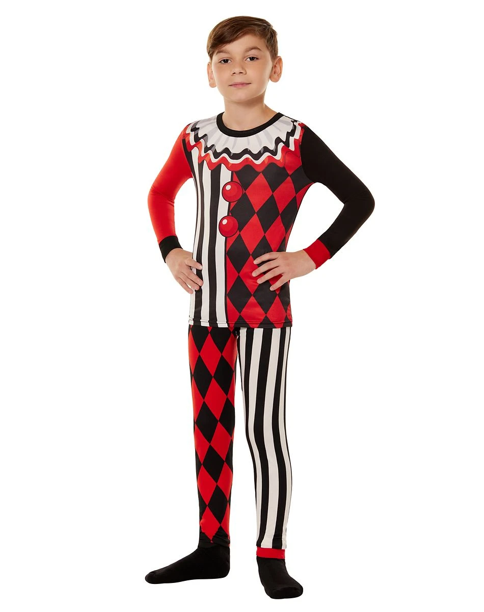 Spirit Halloween Kids Clown Pajama Set 3 Spirit Halloween Kids Clown Pajama Set
