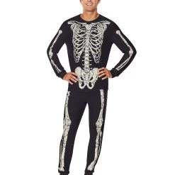 Spirit Halloween Skeleton Pajama Set