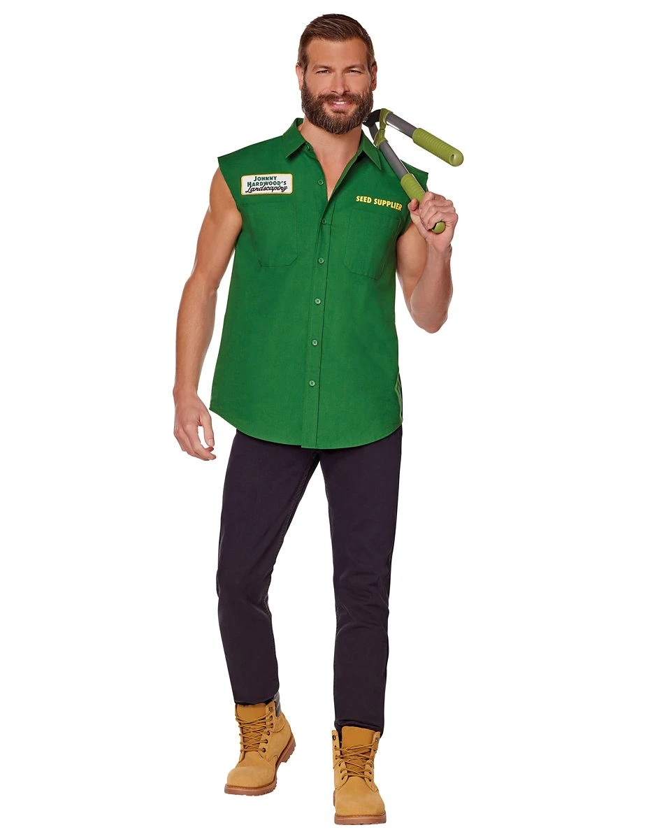 Spirit Halloween Johnny Hardwood's Landscape Cut Off Shirt 3 Spirit Halloween Johnny Hardwood's Landscape Cut Off Shirt