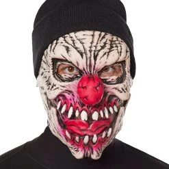 Spirit Halloween UV Light Reactive Funny Bones Half Mask