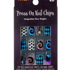 Spirit Halloween Kids Alice Press On Nails -HALLOWEEN COSTUMES Sales Store 01580612 c