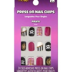 Spirit Halloween Kids Pirate Press On Nails -HALLOWEEN COSTUMES Sales Store 01580638 c