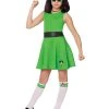 Spirit Halloween Kids Buttercup Dress Costume - The Powerpuff Girls -HALLOWEEN COSTUMES Sales Store 01580901 a