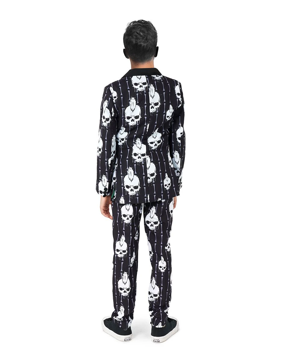 Spirit Halloween Kids Punk Skeleton Suit Costume 4 Spirit Halloween Kids Punk Skeleton Suit Costume - Image 2
