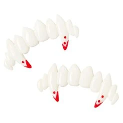 Spirit Halloween Vampire Teeth Hair Clips -HALLOWEEN COSTUMES Sales Store 01582220 c