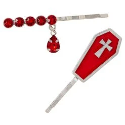 Spirit Halloween Vampire Teeth Hair Clips -HALLOWEEN COSTUMES Sales Store 01582220 d